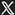 X social icon in the contact links panel.